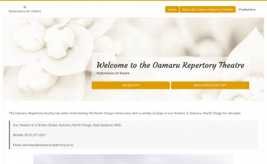 oamarurepertory.co.nz screenshot