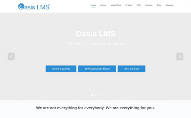 oasis-lms.com screenshot