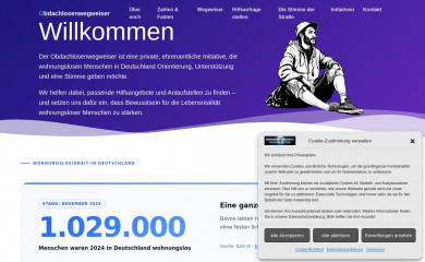 obdachlosenwegweiser.org screenshot