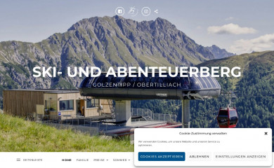 obertilliacher-bergbahnen.com screenshot