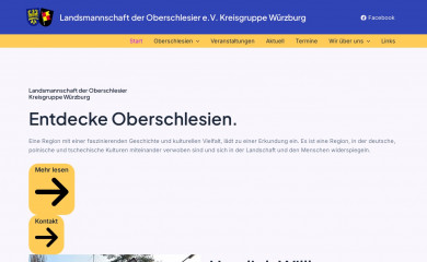 oberschlesier-wuerzburg.de screenshot