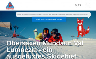 obersaxen-mundaun.ch screenshot
