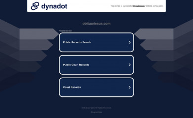 obituariesus.com screenshot