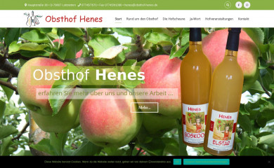 obsthof-henes.de screenshot