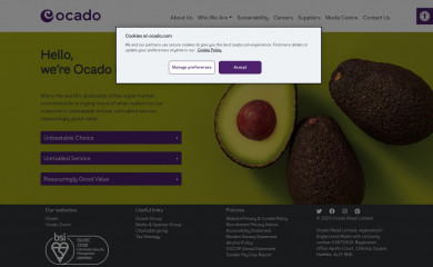 ocadoretail.com screenshot