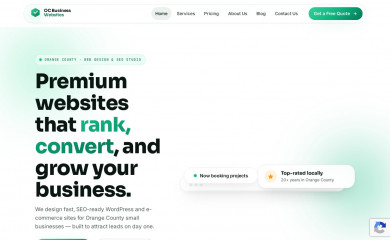 ocbusinesswebsites.com screenshot