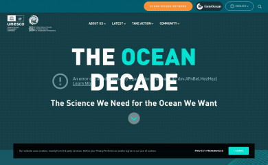 oceandecade.org screenshot