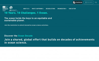 oceandecade.org screenshot