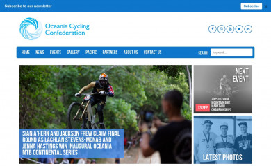 oceaniacycling.org screenshot