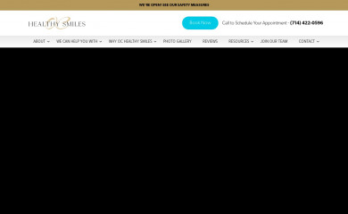 ochealthysmiles.com screenshot