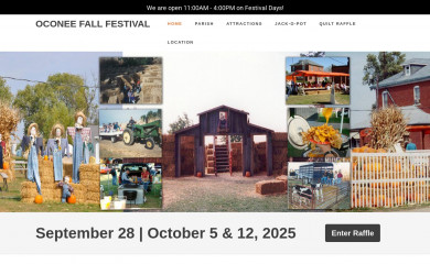 oconeefallfestival.com screenshot