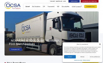 ocsa-formation.fr screenshot