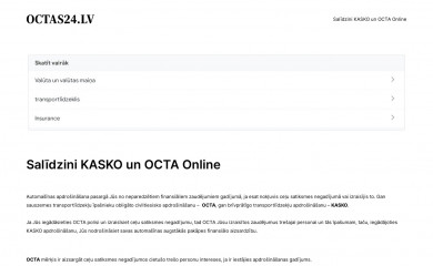 octas24.lv screenshot