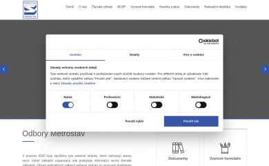 odborymetrostav.cz screenshot