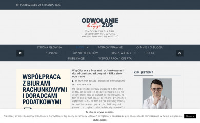 odwolanieoddecyzjizus.pl screenshot
