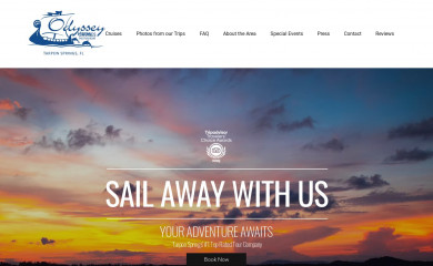 odysseycruises.net screenshot
