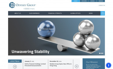 odysseygroup.com screenshot