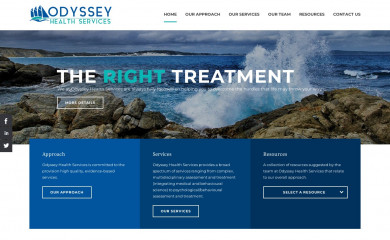 odysseyhealthservices.com screenshot