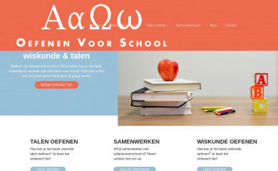 oefenenvoorschool.nl screenshot
