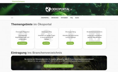oekoportal.de screenshot