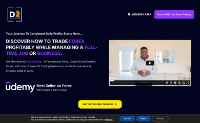 officialdonaldking.com screenshot