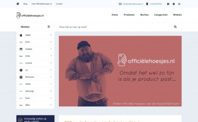 officielehoesjes.nl screenshot