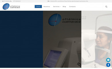 oftalmicacuernavaca.com screenshot