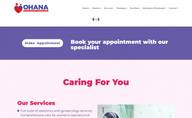 ohanahospital.com screenshot
