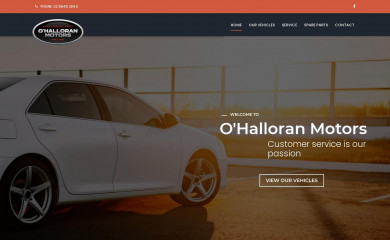 ohalloranmotors.com.au screenshot