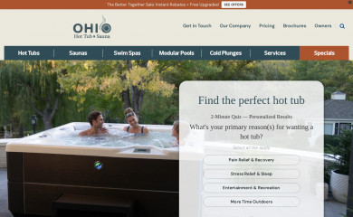 ohiopools.com screenshot