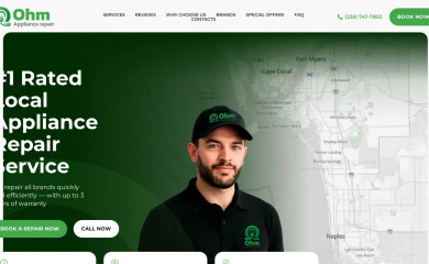 ohmrepair.com screenshot