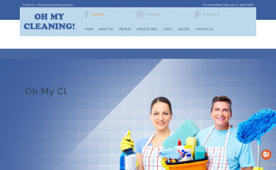 ohmycleaning.com.au screenshot