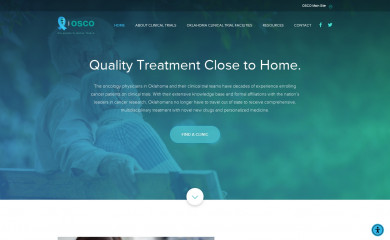 okclinicaltrials.org screenshot