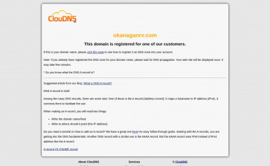 okanaganrv.com screenshot