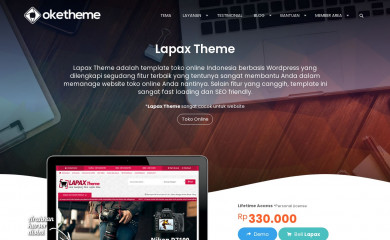 https://www.oketheme.com/themes/lapax-theme/ screenshot