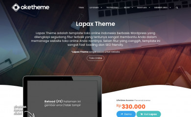 https://www.oketheme.com/themes/lapax-theme/ screenshot