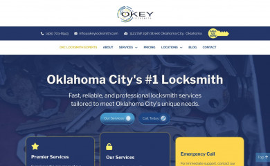 okeylocksmith.com screenshot