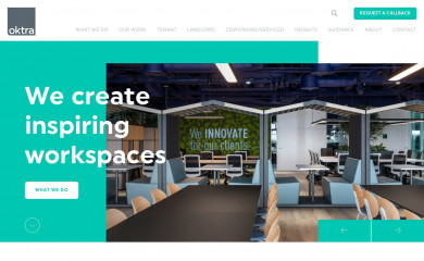 oktra.co.uk screenshot