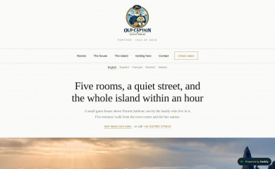oldcaptainskye.co.uk screenshot