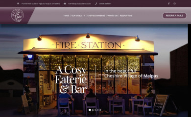oldfirestationmalpas.co.uk screenshot