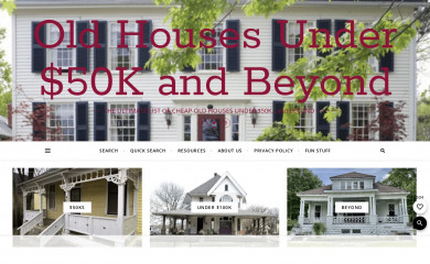 oldhousesunder50k.com screenshot