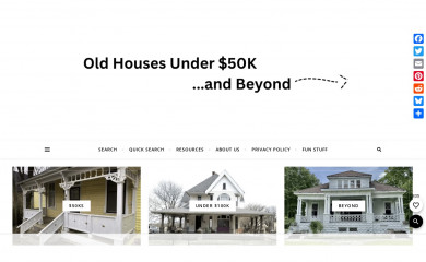 oldhousesunder50k.com screenshot