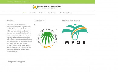 oleocomm.com screenshot