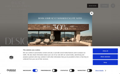oleaallsuitehotel.com screenshot