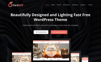 OliveWP screenshot