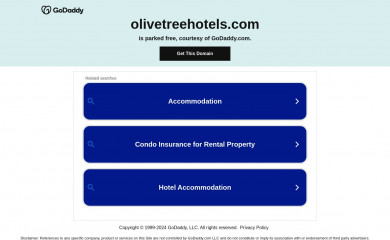 olivetreehotels.com screenshot