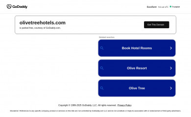 olivetreehotels.com screenshot