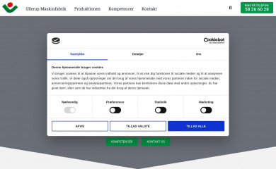 ollerupmaskinfabrik.dk screenshot