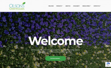 olsonsgreenhouses.com screenshot