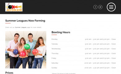 omahawesternbowl.com screenshot